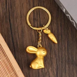 Gear Up u0026 Go Outdoor-Artikel|Outdoor-Gadgets-Süßer Hasen Schlüsselanhänger - Glückskaninchen Accessoire
