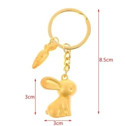 Gear Up u0026 Go Outdoor-Artikel|Outdoor-Gadgets-Süßer Hasen Schlüsselanhänger - Glückskaninchen Accessoire