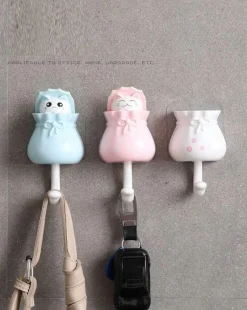 Comfort u0026 Style Gadgets Für Zuhause-Süßer Katzen-Wandhaken – Entzückender klebriger Organizer