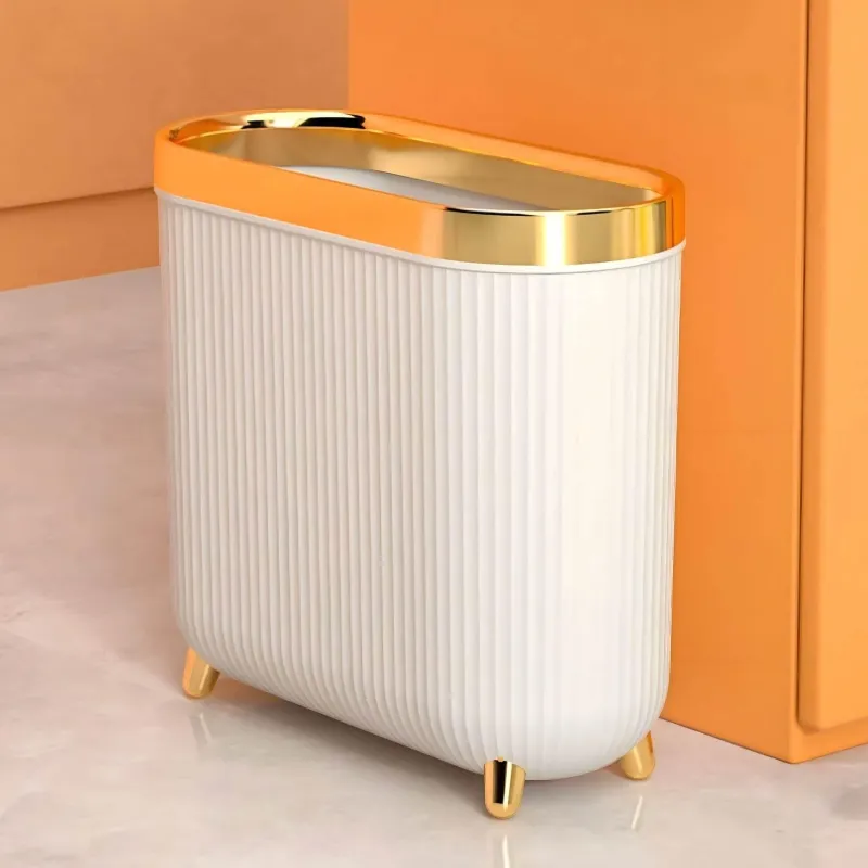 The Bath Nook Badezimmer-Serena Bathroom Bin - Stylish Waste Container for Home Décor