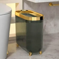 The Bath Nook Badezimmer-Serena Bathroom Bin - Stylish Waste Container for Home Décor