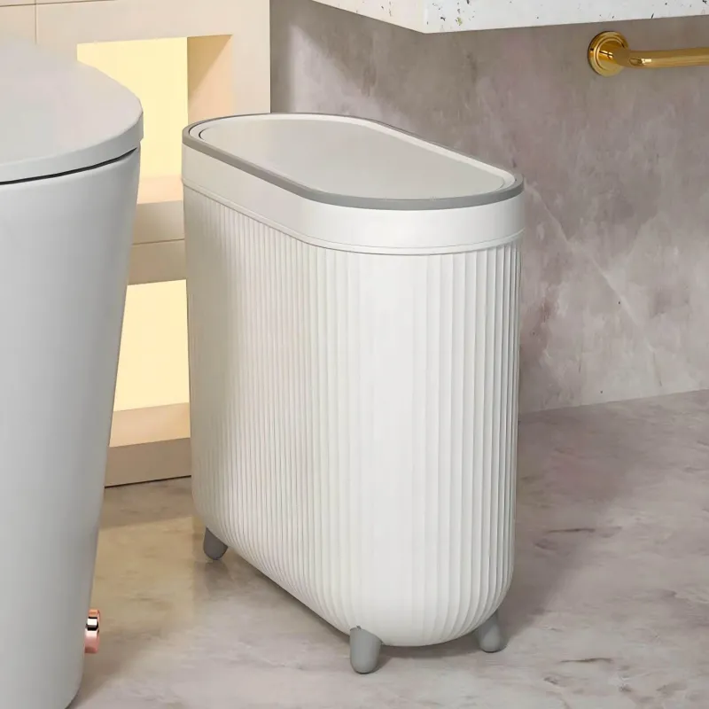 The Bath Nook Badezimmer-Serena Bathroom Bin - Stylish Waste Container for Home Décor