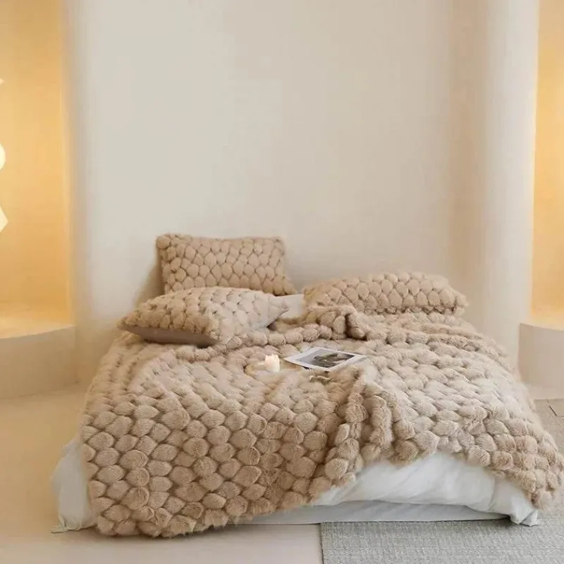 Cozy Haven Bettzeug-Serena Pelzdecke – weiche, gemütliche Überwurfdecke