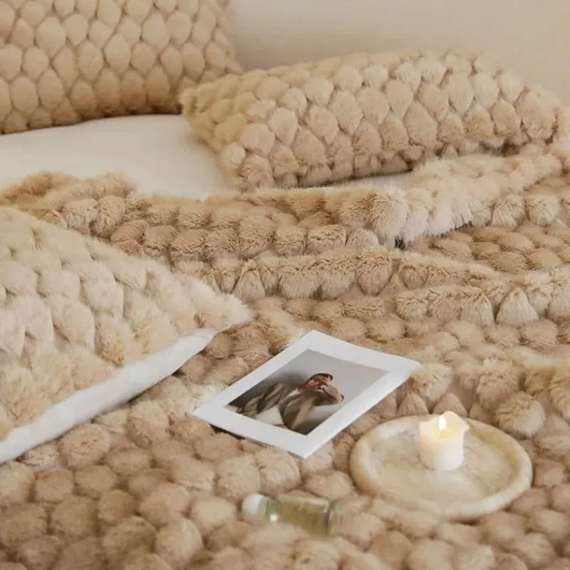 Cozy Haven Bettzeug-Serena Pelzdecke – weiche, gemütliche Überwurfdecke
