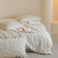 Cozy Haven Bettzeug-Serena Pelzdecke – weiche, gemütliche Überwurfdecke