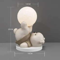 Bright Accents Beleuchtung-Süßes Goodbye Bär Nachtlicht - Kinderzimmerlampe