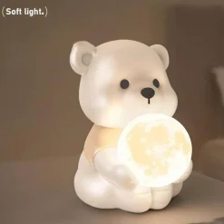 Bright Accents Beleuchtung-Süßes Goodbye Bär Nachtlicht - Kinderzimmerlampe