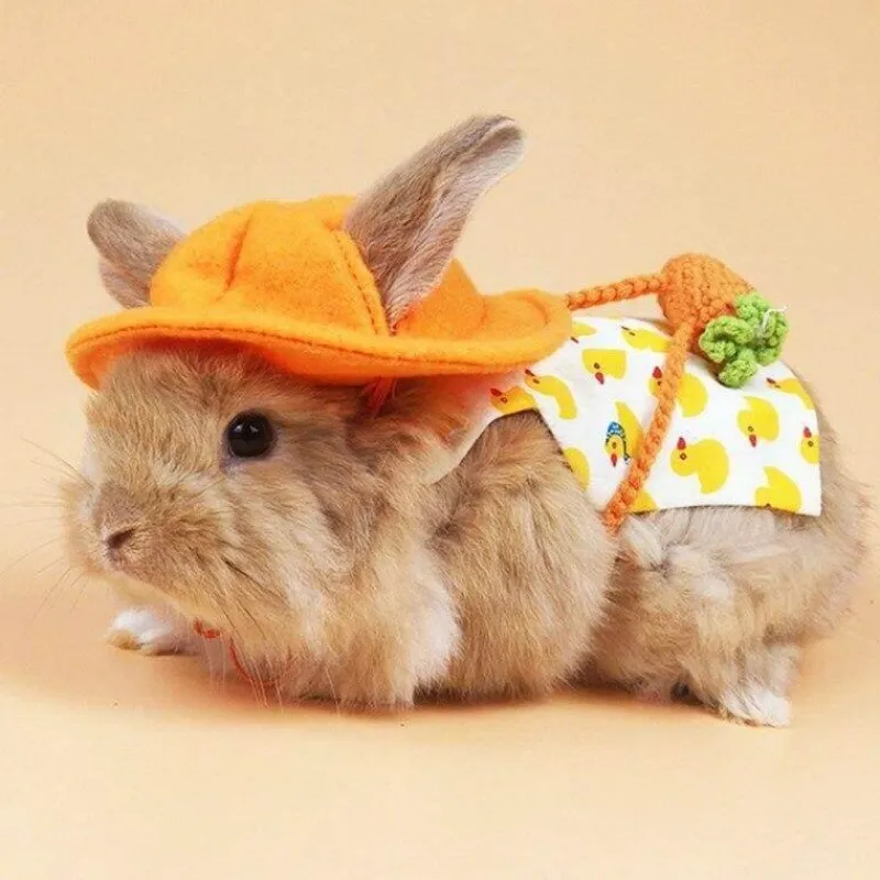 Decor Haustierzubehör-Süßes Kaninchen-Jeanskleid - Entzückendes Jeanskleid für Kinder