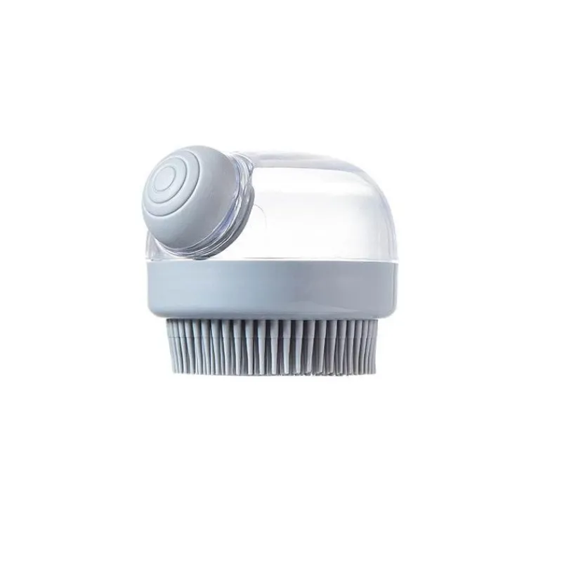 The Blissful Bath Badezimmer-Shampoo Dispenser Brush - Quick Clean Hair Massager