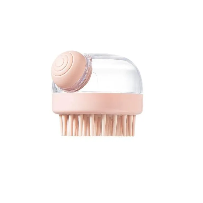 The Blissful Bath Badezimmer-Shampoo Dispenser Brush - Quick Clean Hair Massager