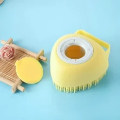 The Blissful Bath Haustierzubehör|Reinigungswerkzeuge Für Haustiere-Shampoo-Spenderbürste - Flüssigseifen-Badebürste