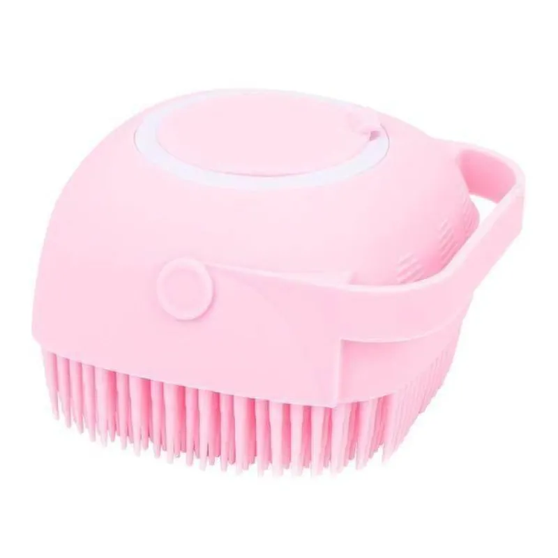 The Blissful Bath Haustierzubehör|Reinigungswerkzeuge Für Haustiere-Shampoo-Spenderbürste - Flüssigseifen-Badebürste
