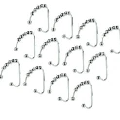 Aqua Essence Badezimmer-Shower Curtain Hooks - Stylish Easy Bathroom Accessories for Quick Use