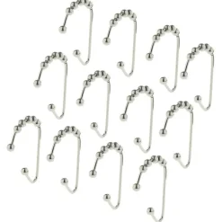 Aqua Essence Badezimmer-Shower Curtain Hooks - Stylish Easy Bathroom Accessories for Quick Use