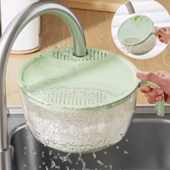 The Culinary Kit Küche & Esszimmer-Siebkorb für Reiswaschmaschine – Einfacher Filter für schnelle Reinigung