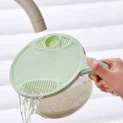 The Culinary Kit Küche & Esszimmer-Siebkorb für Reiswaschmaschine – Einfacher Filter für schnelle Reinigung