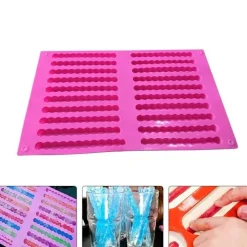 Tom Küche & Esszimmer-Silikon-Backform - Mehrzweck-Kuchen-Schokoladenstreifen