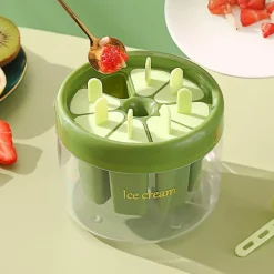 Decor Küche & Esszimmer-Silikon-Eiscremeform – DIY-Zubereiter für hausgemachte Leckereien