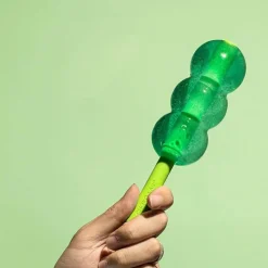 Decor Küche & Esszimmer-Silikon-Eisform für Stieleis – 2-in-1-Eismaschine mit Strohhalm