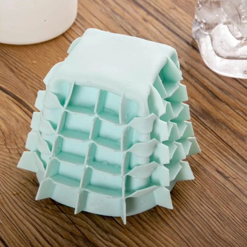 The Culinary Kit Küche & Esszimmer-Silikon-Eiskübelform - Kreatives Tassentablett