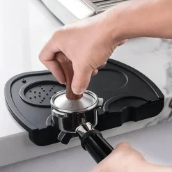 Tom Küche & Esszimmer-Silikon-Espresso-Stampfmatte – Kaffee-Barista-Werkzeug