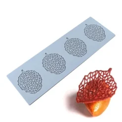 Tom Küche & Esszimmer-Silikonform mit Korallenzweig und Blättern für Kuchen- und Schokoladendekoration