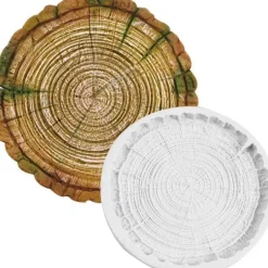 Tom Küche & Esszimmer-Silikonform mit Tannenzapfen und Blättern – Backwerkzeug für die Feiertage