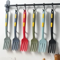 Tom Küche & Esszimmer-Silikon-Gabel-Set – Multifunktionale Küchenhelfer zum Kochen und Servieren