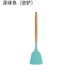 Tom Küche & Esszimmer-Silikon-Kochutensilien-Set – Küchenutensilien mit Holzgriff