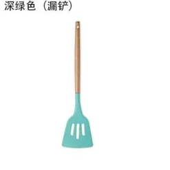 Tom Küche & Esszimmer-Silikon-Kochutensilien-Set – Küchenutensilien mit Holzgriff