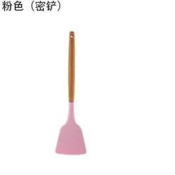 Tom Küche & Esszimmer-Silikon-Kochutensilien-Set – Küchenutensilien mit Holzgriff