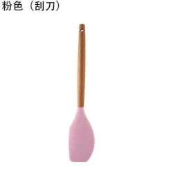 Tom Küche & Esszimmer-Silikon-Kochutensilien-Set – Küchenutensilien mit Holzgriff