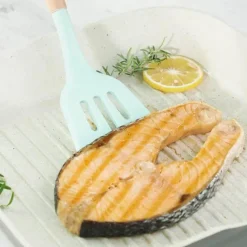 Tom Küche & Esszimmer-Silikon-Kochutensilien-Set – Küchenutensilien mit Holzgriff