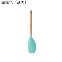 Tom Küche & Esszimmer-Silikon-Kochutensilien-Set – Küchenutensilien mit Holzgriff