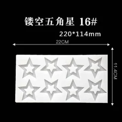 Tom Küche & Esszimmer-Silikon-Kuchenform – geometrische Formen für DIY-Schokoladen-Backdekor