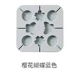 Tom Küche & Esszimmer-Silikon-Lolliform – DIY-Süßigkeiten-Dekor mit süßen Mustern