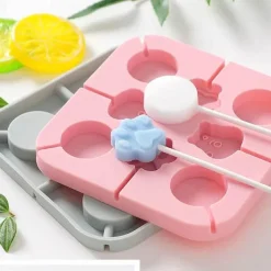 Tom Küche & Esszimmer-Silikon-Lolliform – DIY-Süßigkeiten-Dekor mit süßen Mustern