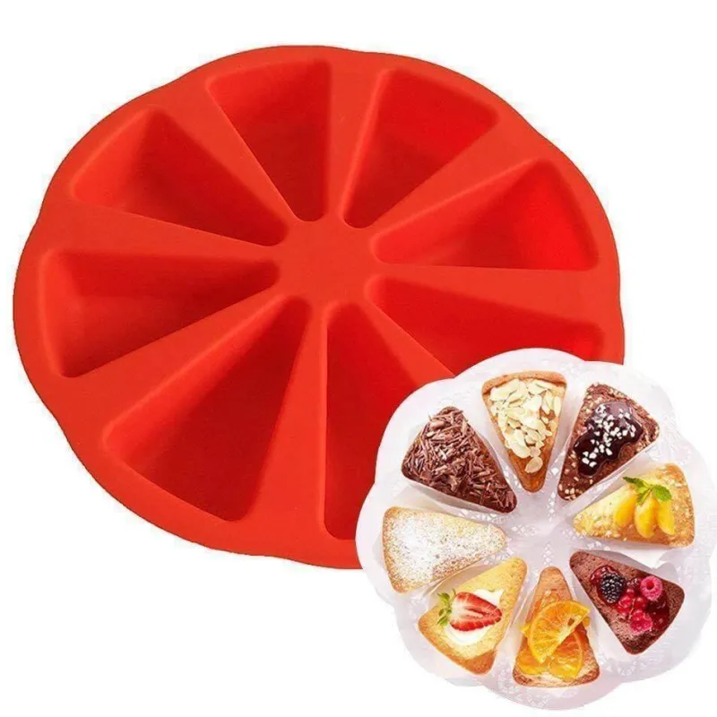 The Decor Haven Küche & Esszimmer-Silikon-Mehrfach-Kuchenform – Vielseitige Backform