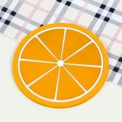 The Decor Haven Küche & Esszimmer-Silikon-Obstuntersetzer - 5er-Set Getränkeuntersetzer