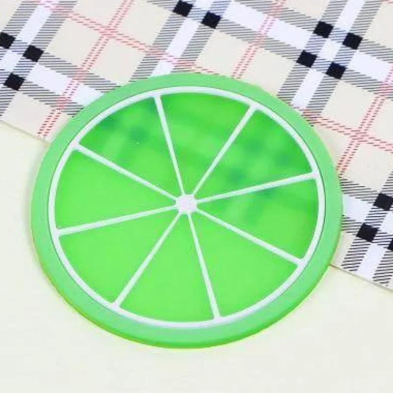 The Decor Haven Küche & Esszimmer-Silikon-Obstuntersetzer - 5er-Set Getränkeuntersetzer