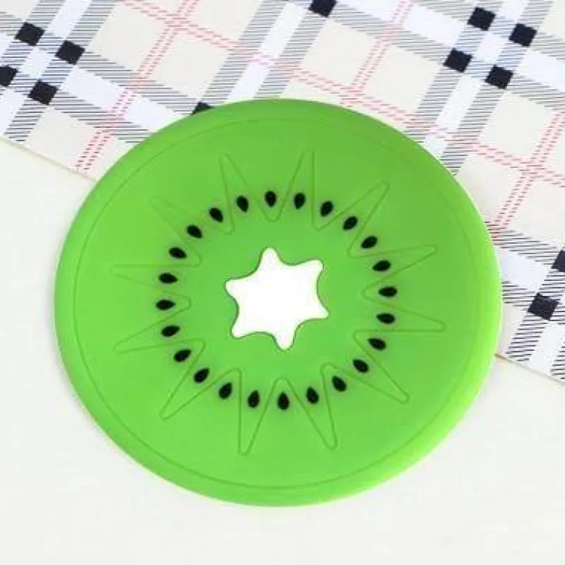 The Decor Haven Küche & Esszimmer-Silikon-Obstuntersetzer - 5er-Set Getränkeuntersetzer