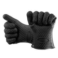 Tom Küche & Esszimmer-Silikon-Ofenhandschuhe – hitzebeständiger Grill-Backgriff