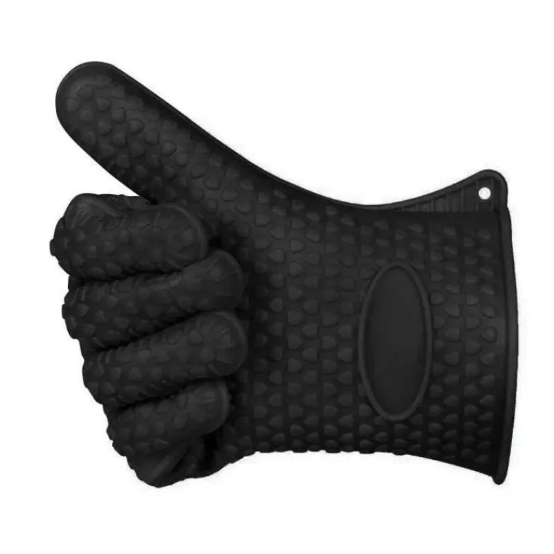 Tom Küche & Esszimmer-Silikon-Ofenhandschuhe – hitzebeständiger Grill-Backgriff