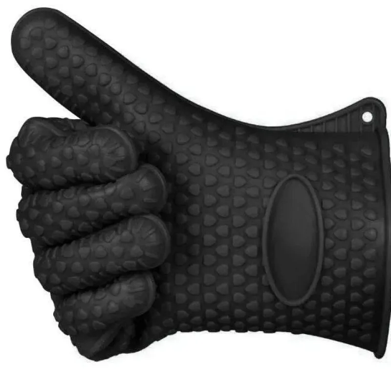 Tom Küche & Esszimmer-Silikon-Ofenhandschuhe – hitzebeständiger Grill-Backgriff