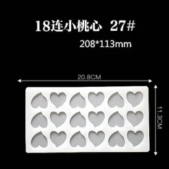 Tom Küche & Esszimmer-Silikon-Schokoladenform für kreative Kuchendekorationen – verschiedene lustige Formen