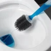 The Blissful Bath Badezimmer-Silikon-Toilettenbürste mit Seifenspender – Sanftes Reinigungswerkzeug