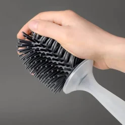 The Blissful Bath Badezimmer-Silikon-Toilettenbürste mit Seifenspender – Sanftes Reinigungswerkzeug