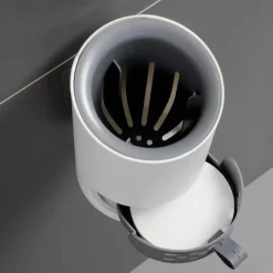 The Blissful Bath Badezimmer-Silikon-Toilettenbürste mit Seifenspender – Sanftes Reinigungswerkzeug