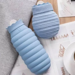 The Relaxation Nook Gesundheits-Gadgets|Gesundheits- Und Entspannungstools-Silikon-Wasserflaschentasche für die Mikrowelle – hitzebeständiger Getränkebehälter