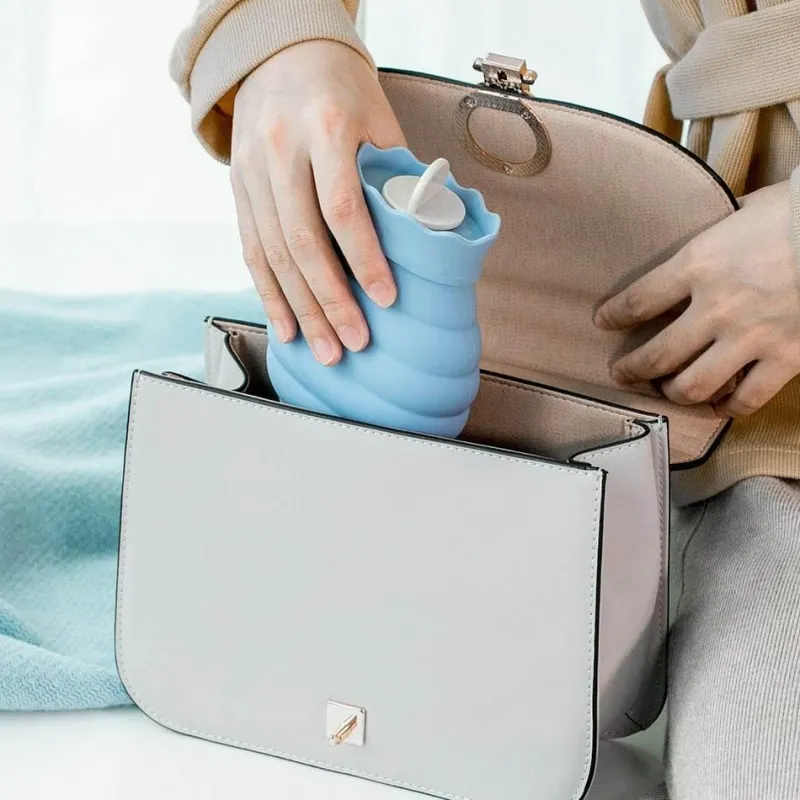 The Relaxation Nook Gesundheits-Gadgets|Gesundheits- Und Entspannungstools-Silikon-Wasserflaschentasche für die Mikrowelle – hitzebeständiger Getränkebehälter